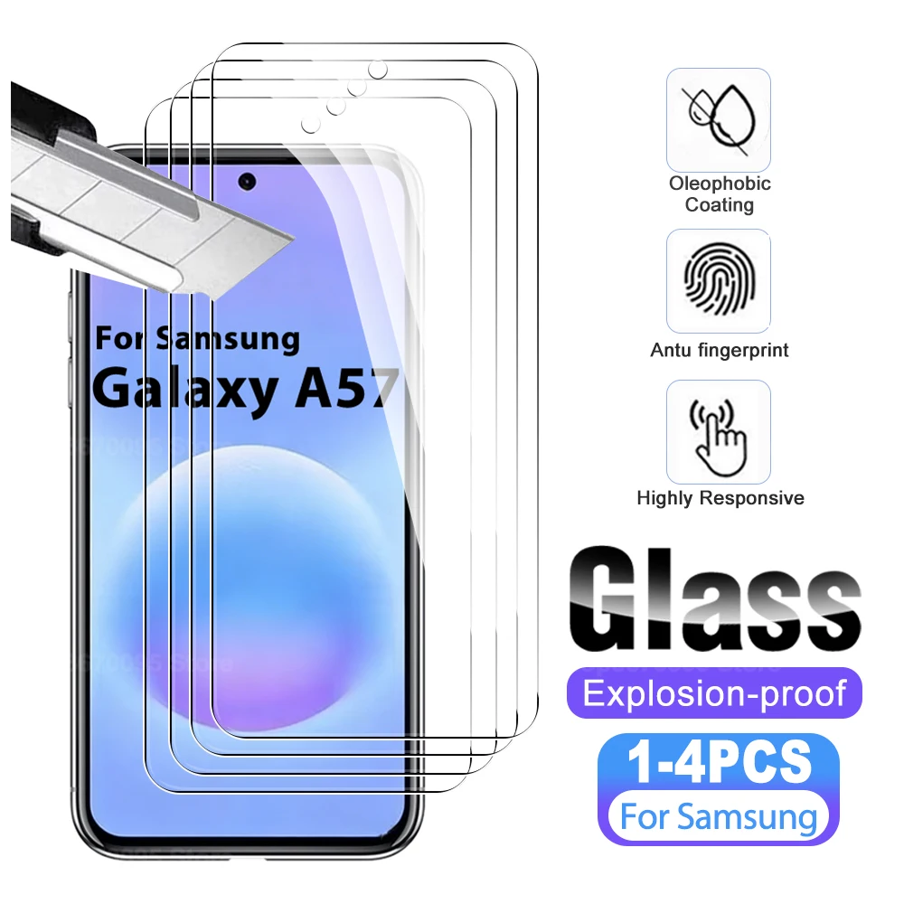 Premium Screen Protector Glass Film for Galaxy A Series - 1-4 Pack