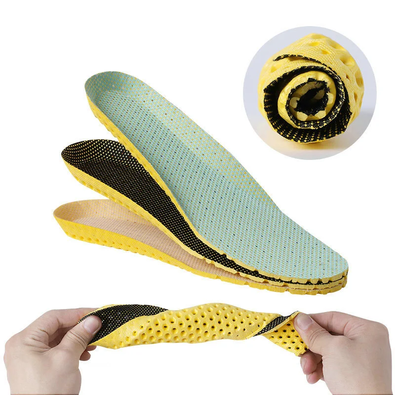 1Pair Soft Shoe Insoles Honeycomb Breathable Sole Memory Foam Insoles for Sneakers Elastic Shoes Pad Cushion Foot Insert