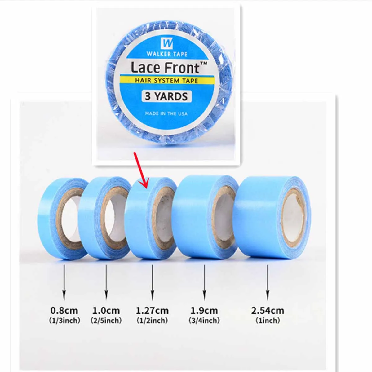 Wig Glue 3yard 0.8cm front lace wig glue Double-Sided Tape for Hair Extension lace front adhesives