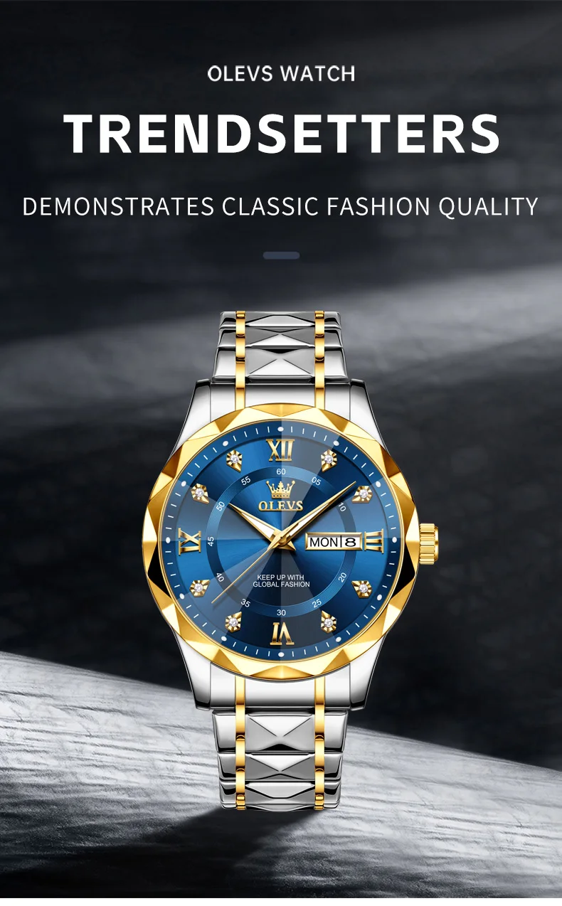 Orologio OLEVS vista laterale