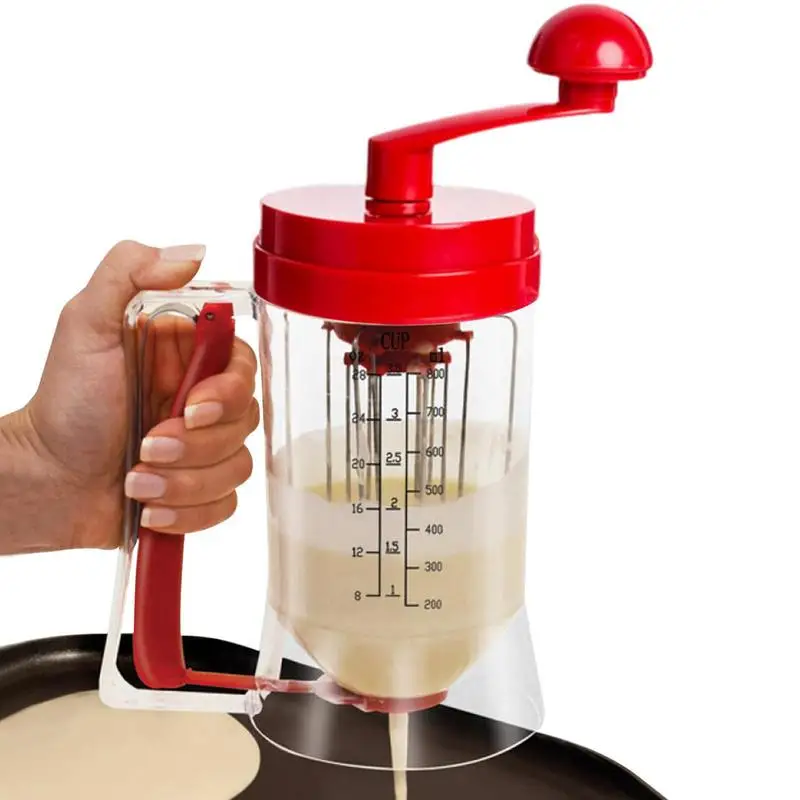 

900ML Cupcake Pancake Cake Cream Cake Batter Dispenser Baking Maker Baking Tools Funnel Speratator Measuring Cup