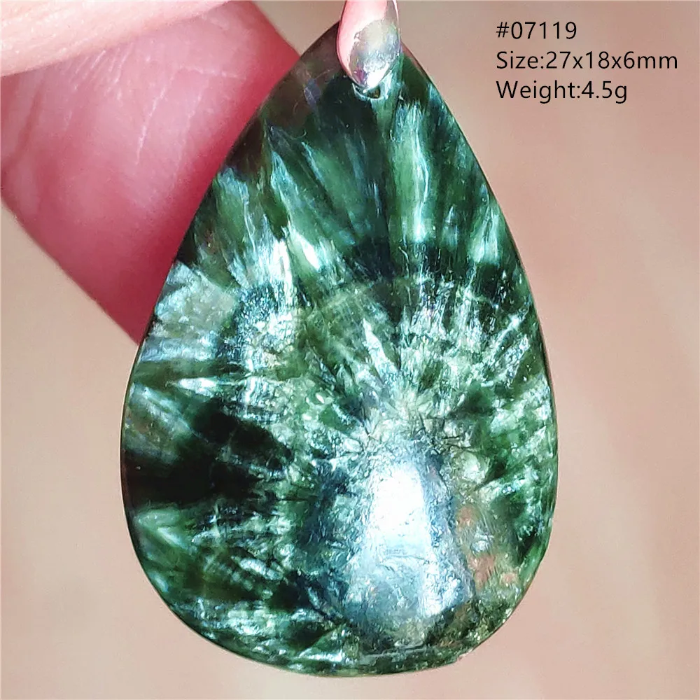 

Natural Green Seraphinite Beads Pendant Necklace Jewelry Water Drop For Women Men Seraphinite Gemstone Fashion AAAAAA