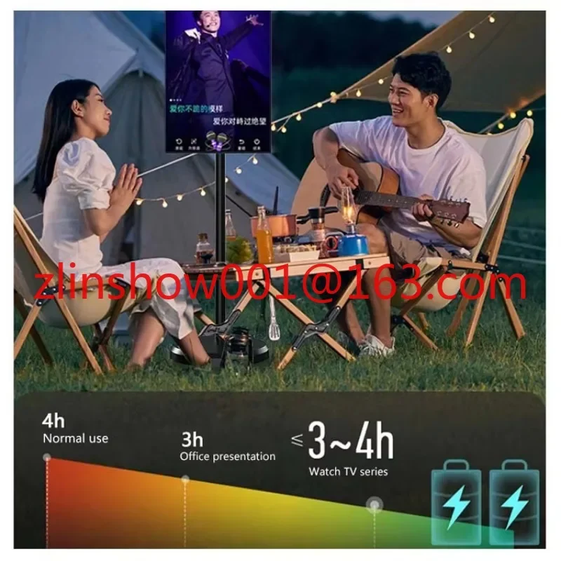 21.5 Inch Display Lcd Touch Screen Indoor Android 12 Advertising Digital Signage Portable Mobile Floor Standing Smart TV 5