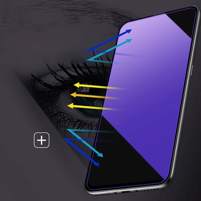 For OPPO Reno 5 5F 5K 5Lite 5Z 5A 5G Tempered Glass Screen Protector For Reno 6 Reno6 Lite Z 5G Anti Blue Protective Glass Cover — view 6