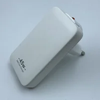 45W GaN Super Slim Folding Travel Dual Port USB Wall Charger, Fast Charging, with USB-A and USB-C Ports, for Laptops, Dell, For - Image 3