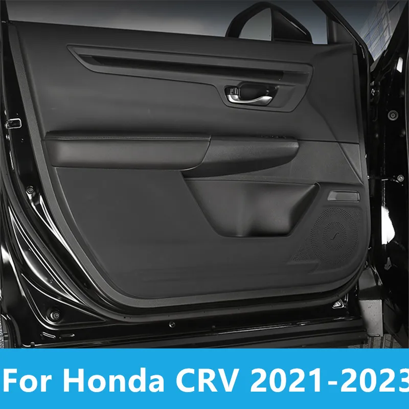 

Кожаный протектор для двери автомобиля Honda CRV 2021-2023, противоударный дверной коврик с защитой от царапин, автомобильная декоративная Высококачественная Автомобильная деталь