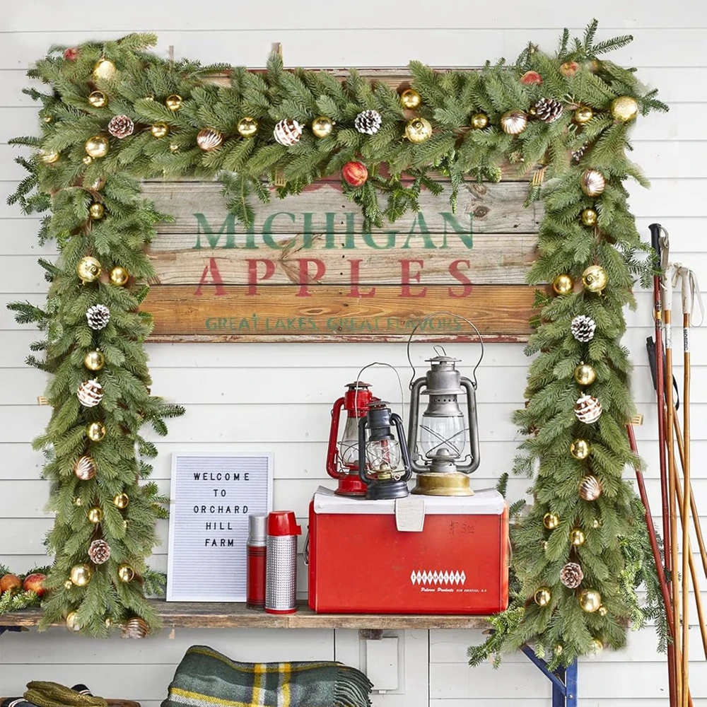 Artificial Green Christmas Tree Garland 5