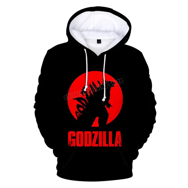 2021 Godzilla Vs. King Kong Children's Hoodie Tops Wear Clothes 3d Print Hooded Sweater Spring and Autumn Fashion Clothes Lounge 4