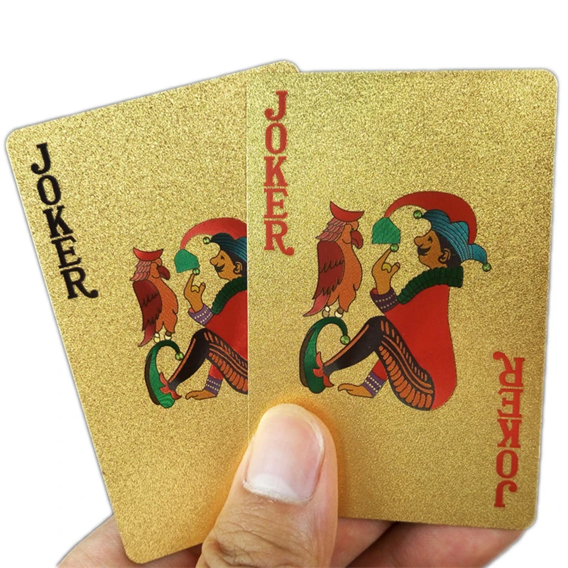 24K Gold Foil Playing Cards Deck - Perfect For Poker Practical Jokes & Party Gifts Christmas Halloween Thanksgiving Gift 4
