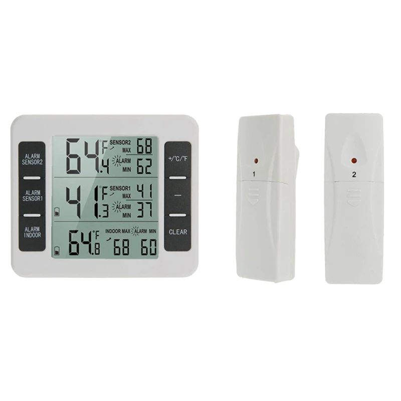 

LCD Digital Thermometer Hygrometer Indoor Outdoor Temperature Humidity Meter Temperature And Humidity Sensor