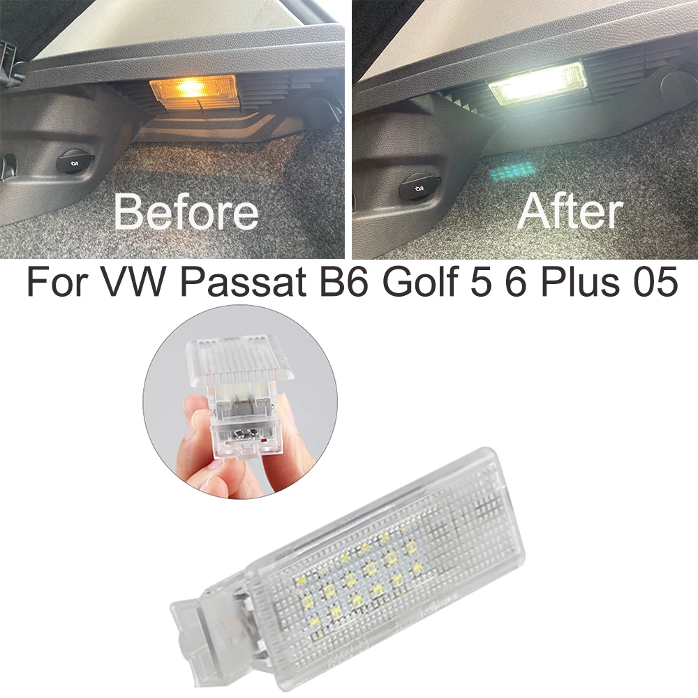 Luggage Trunk Light For VW Passat B6 Golf 5 6 Plus 05 Canbus Error Free 12V LED Light Lamp For VW Caddy 04 Eos 06 Jetta/Syncro