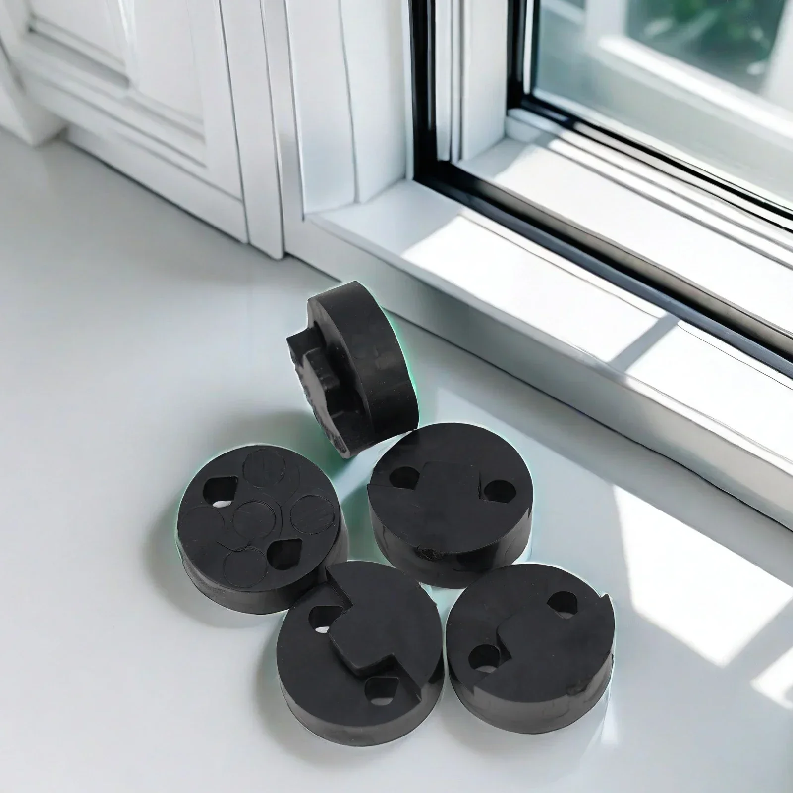 Rubber Violin Mute Professional Violin Parts Round Rubber Mute Silencer 20x20mm Musical Instrument Accessories 5pcs violin mute