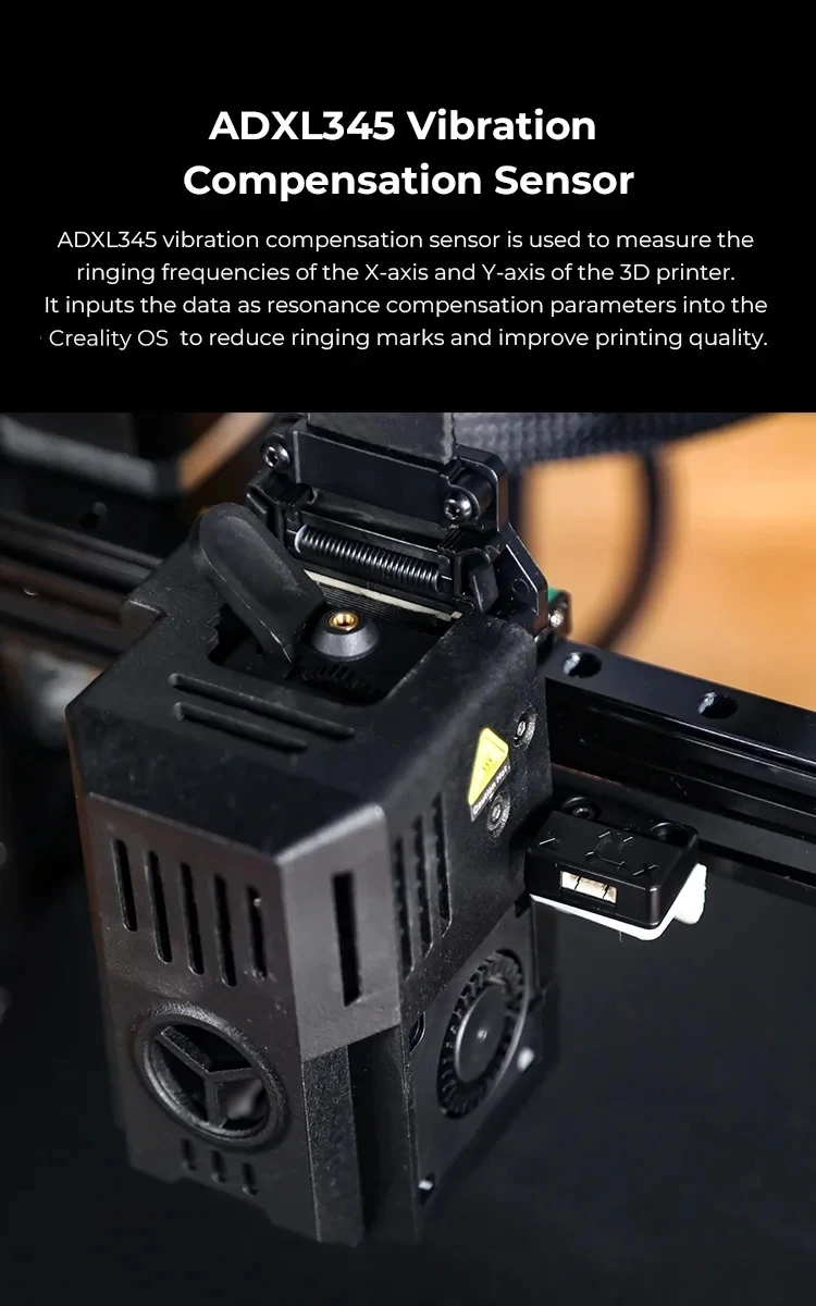 ender.rr Creality Ender 3 V3 KE G Senor ADXL345 Vibration
