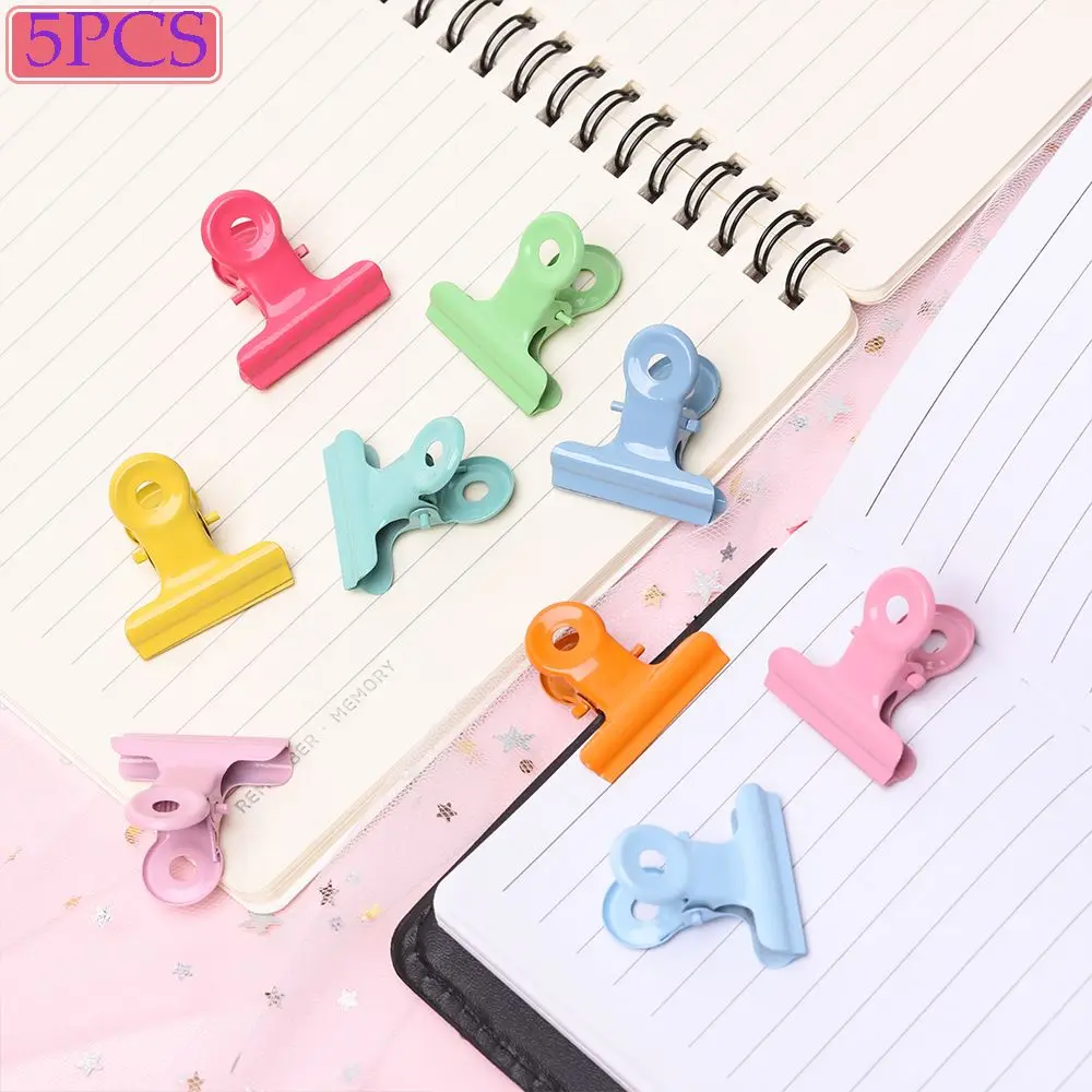 

5pcs DIY Decoration Candy colors Multifunction Baking Paint Folder Note Clamp Sealing Clips