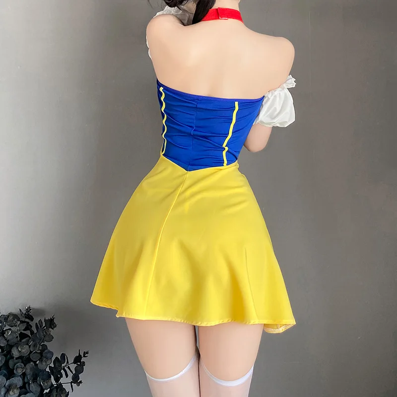 Women Cosplay Costume Sexy Princess Cosplay Costumes for Women Erotic Lingerie Dress Outfits Halloween Adult Clubwear Sex Game Porn Role Play Uniform