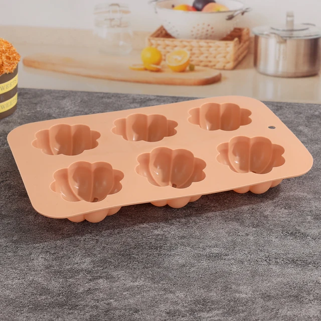 2Pcs Set 3D Pongal Love Heart Silicone Baking Mold DIY Pumpkin Nut Leaves  Joy of Harvest Fondant Cake Craft Decorating Mold Tool - AliExpress