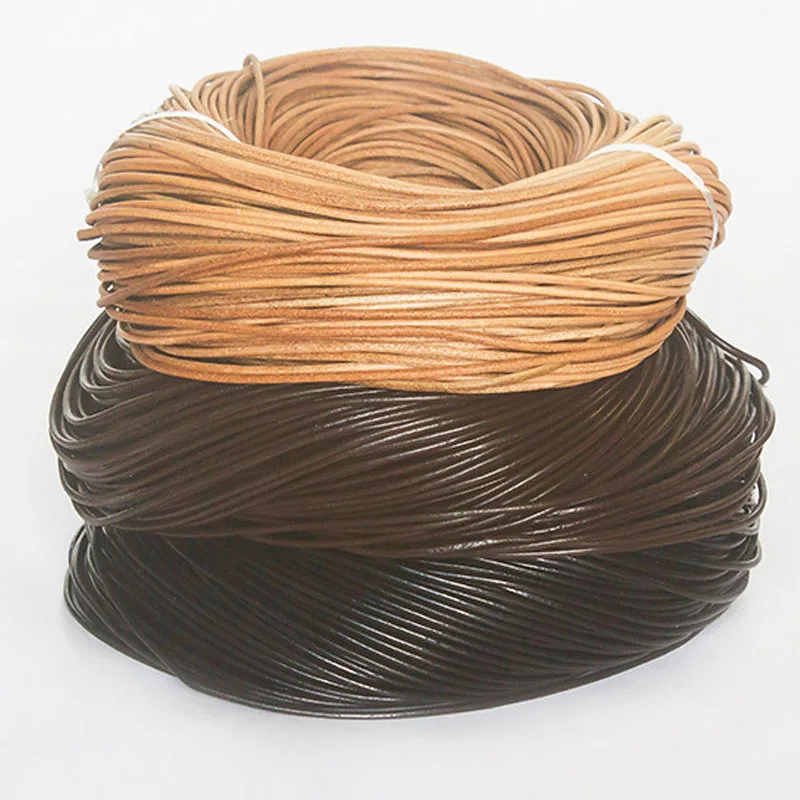 Cowhide Leather Craft Accessories Leather Cord Handmade Leather