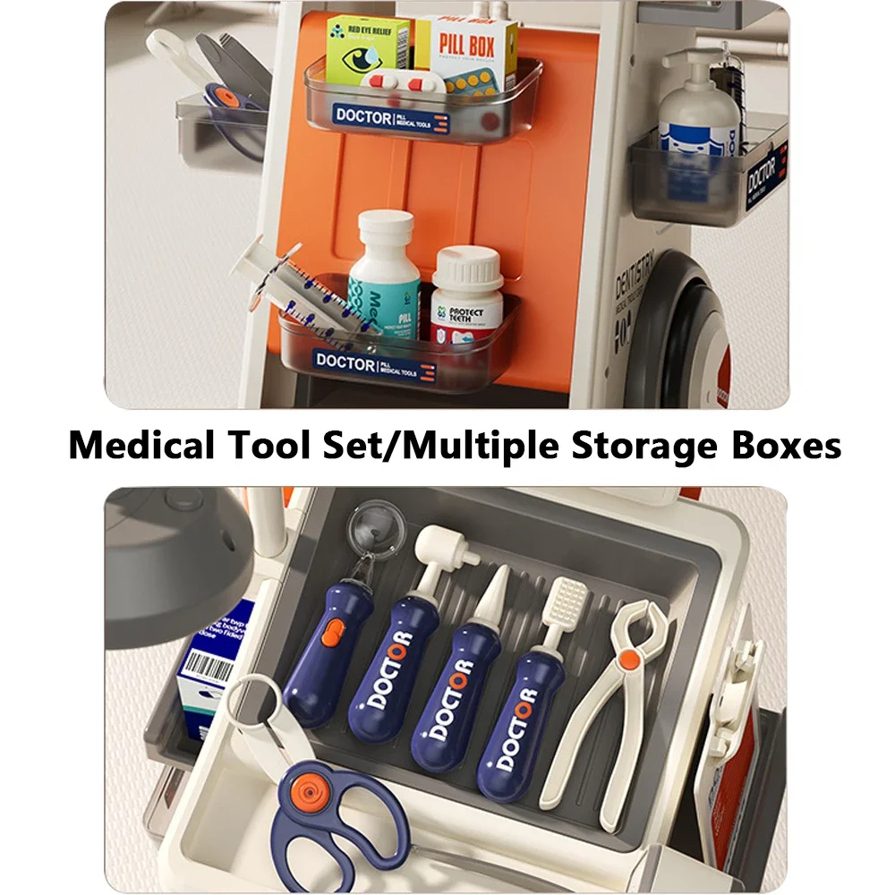 Kids Doctor Playset Medical Equipment Toy Kit