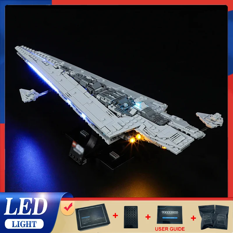 

DIIY LED Light Kit For LEGO 75356 Executor Super Star Destroyer Model（Only LED Light,Without Building Blocks ）