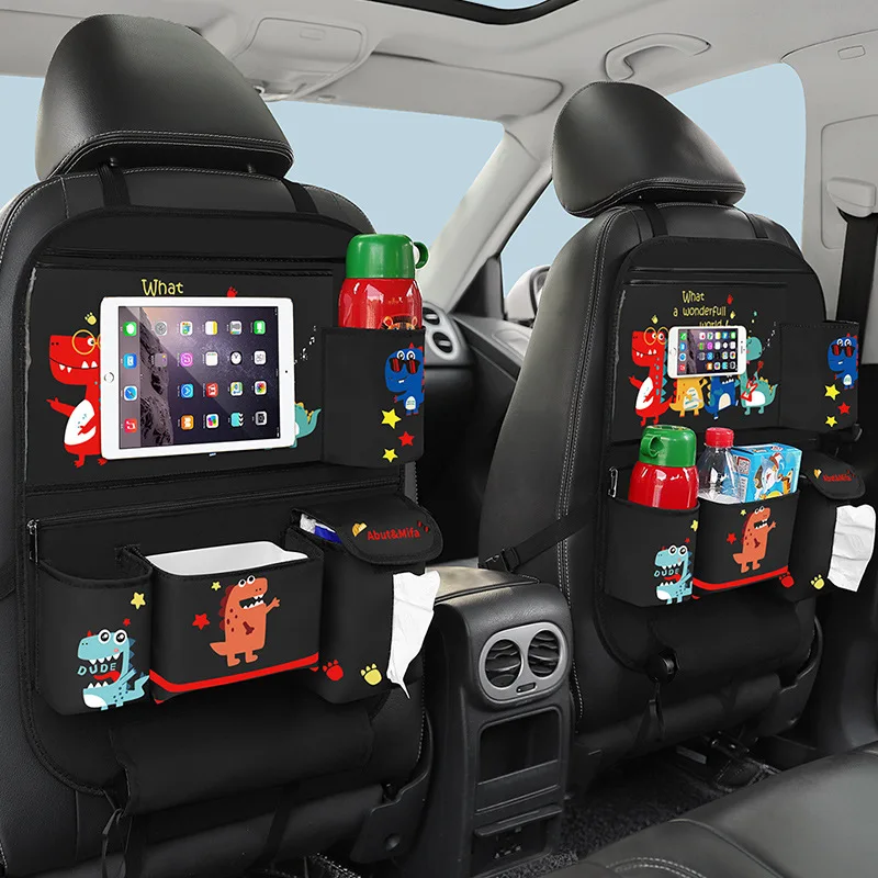 

Multifunctional Car Seat Back Storage Bag Cartoon Car Seat Rear Hanging Storage Bag Trash Can Car Hanging Bag Storage Supplies