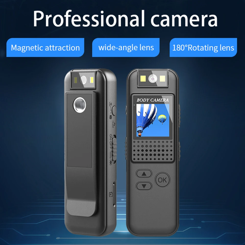 1080P HD Mini Camera 180 Degrees Rotating