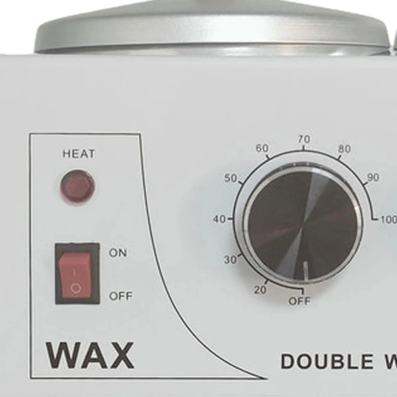 Double Wax Pot Kit Adjustable Temperature Wax Pot Portable Heater Machine for Beginner Hair Removal Women Men Home Salon