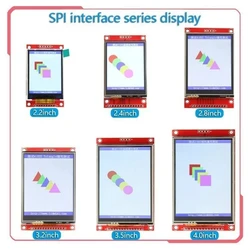 1pcs SPI serial port seriesctouch  2.2/2.4/2.8/3.2/3.5/4.0 inch TFT LCD  screen module  for   stm32 Development Board arduino