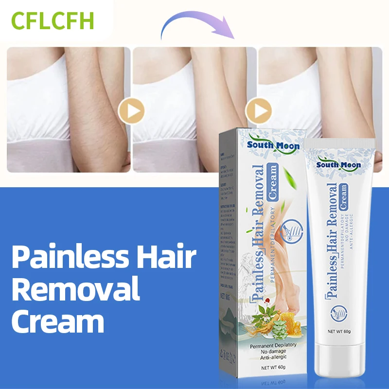 

Hair Removal Cream Permanent Hairs Remover Armpit Legs Arm Fast Painless Depilatory Hair Growth Inhibitor Cream Ladies Men Care