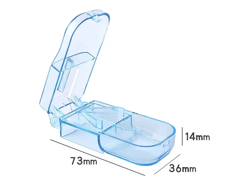 Description Picture 2 of itemHigh Quality Pill Cutter Medicine Box Pill Cutting Splitter Drugs Tablet Cutter Divider Storage Case Pill Box Cases & Splitter