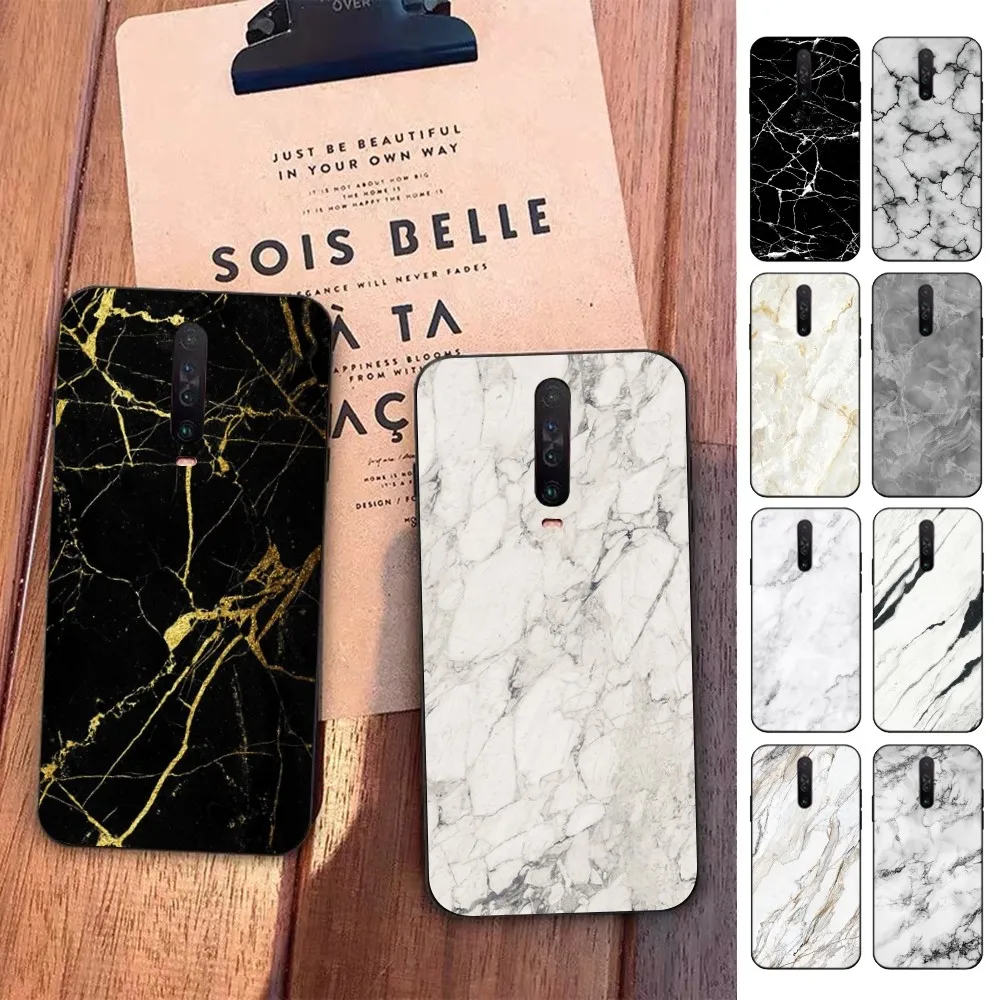 

Marble crack Phone Case For Redmi 5 6 7 8 9 10 plus pro 6 7 8 9 A GO K20 K30 K40 pro plus F3 Fundas