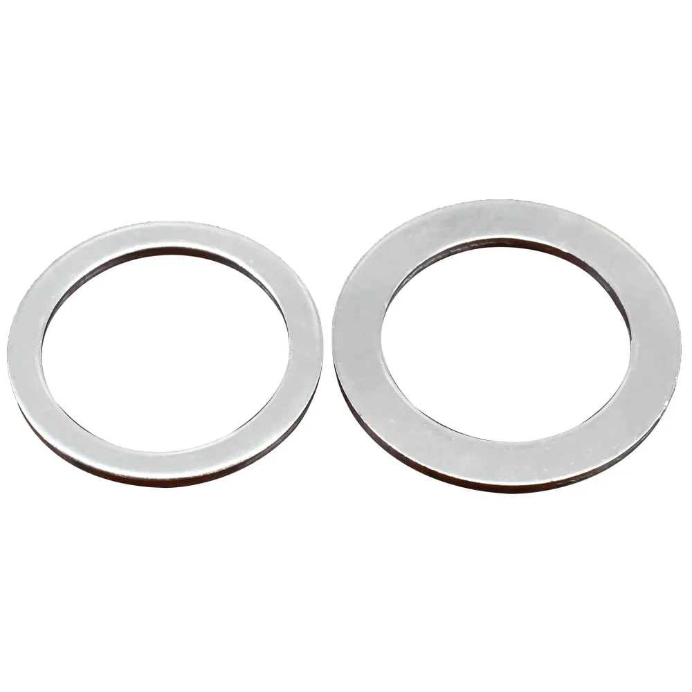 aluminum washers M6~M22 Aluminum Flat washer Round High Temperature and Wear Resistant Metal Fittings Tightness Seals Flat Gaskets 15/25/35/45PCS