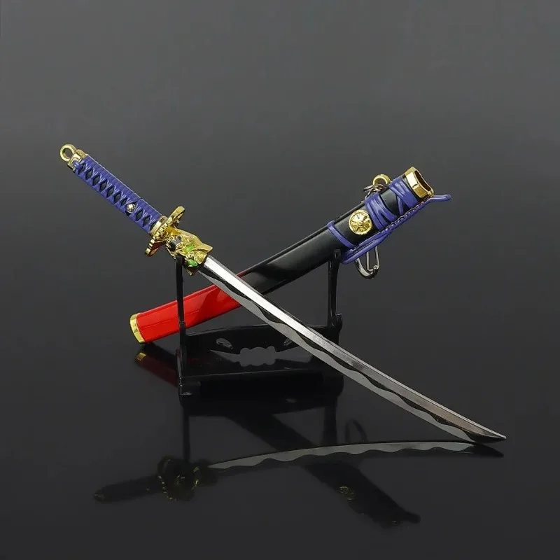 22CM Valorant Weapon Onimaru Kunitsuna Melee Weapon Model Oni EP 6 Skin Game Periphery Steel Samurai Sword Gifts Boys Toys