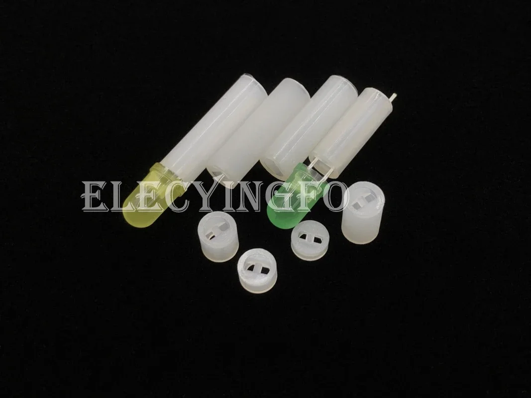 LED Socket Mount 3mm/5mm LED Spacer Lamp Post Holder Clip Bezel Socket Mount DIY Light F3/F5 Emitting Diode Pillar 1.5-24mm