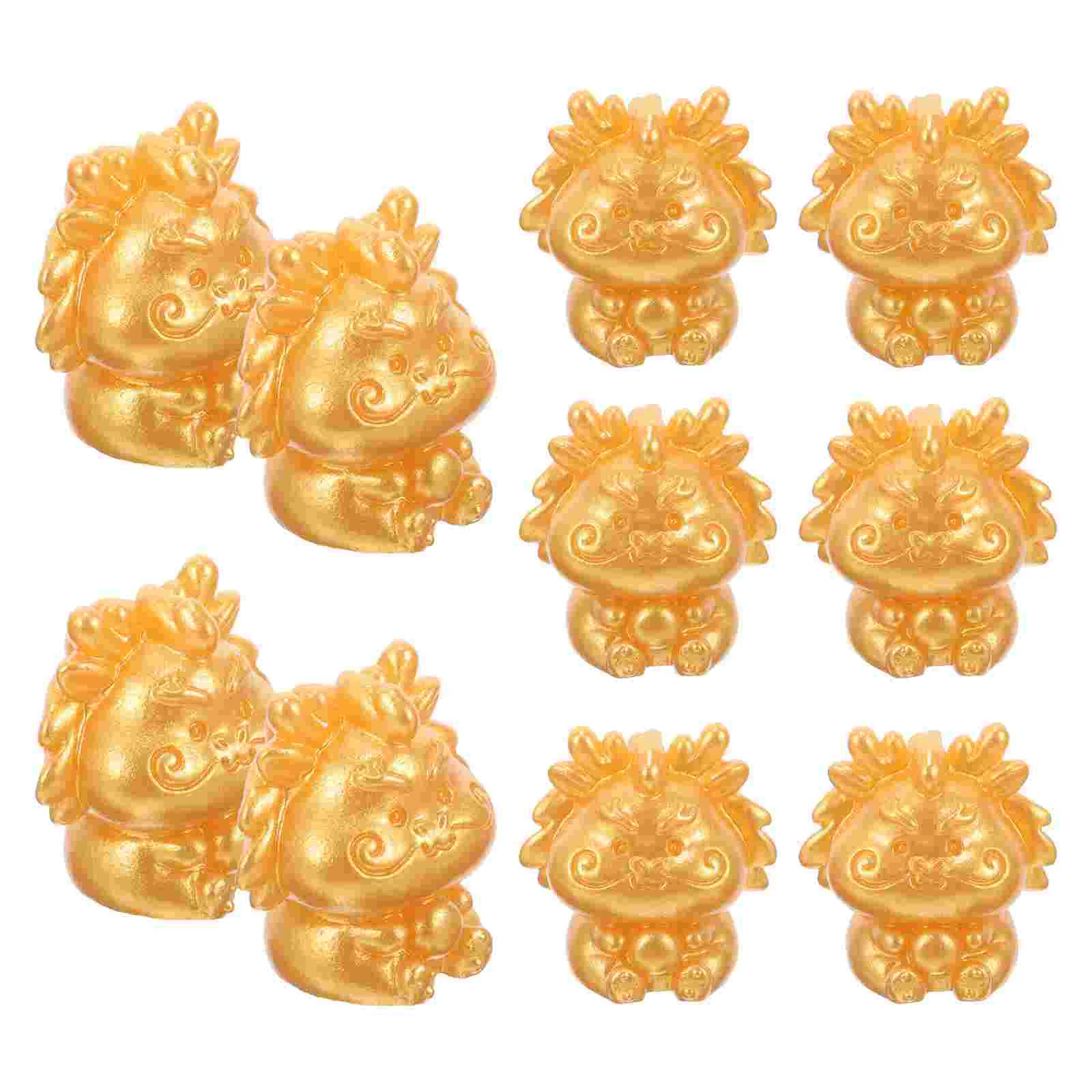 

New Year Cupcake Toppers Dragon Ornament Birthday Decoration Girl Garden Decors