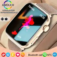 2025 New AI Diagnosis Female Health Smart Watch Women Blood Pressure Heart Rate 1.85inch AMOLED Screen Smartwatch For Huawei IOS 1
