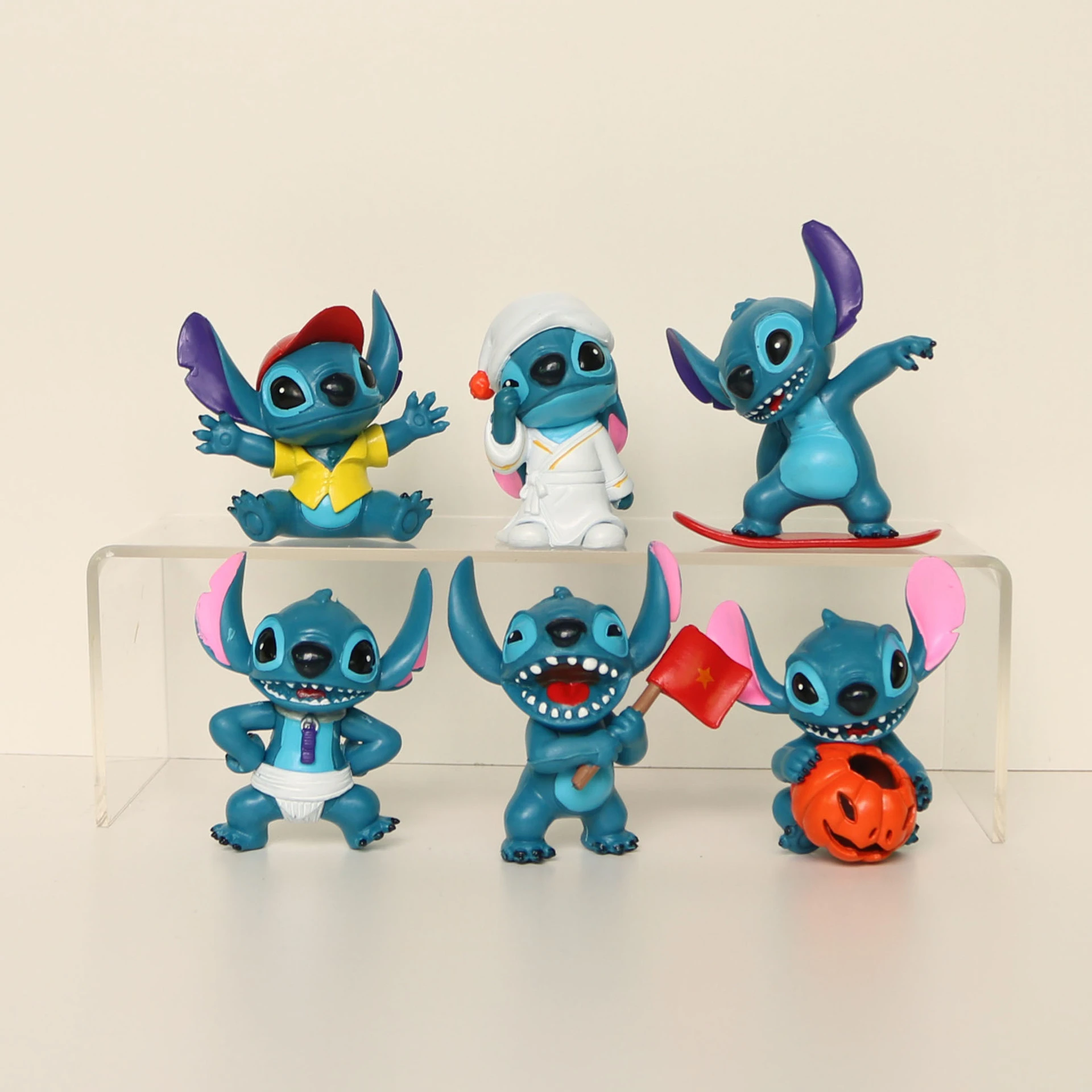 Soepel Overzicht Burgerschap Disney Anime Poppen Speelgoed Action Figures Mini Decor Landschap Lilo  Stitch Beeldjes Collection Model Speelgoed Voor Kinderen Gift| | -  AliExpress