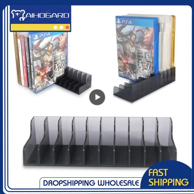 Ivyueenfor Switch Oled Console Game Card Box Storage Stand Holder Per Nindoswitch Lite Disk Card Holder Stand