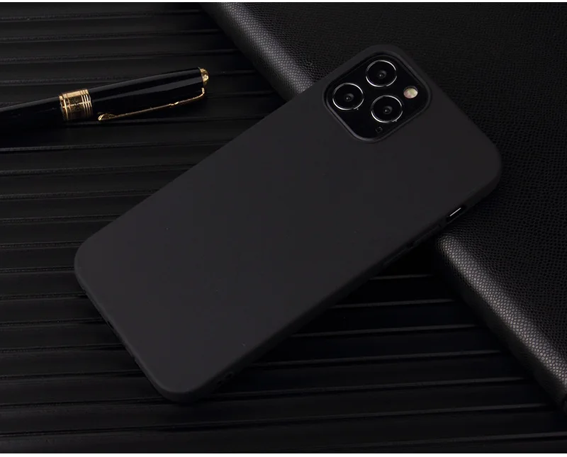 Matte Light Pink Soft Silicone TPU Phone Case
