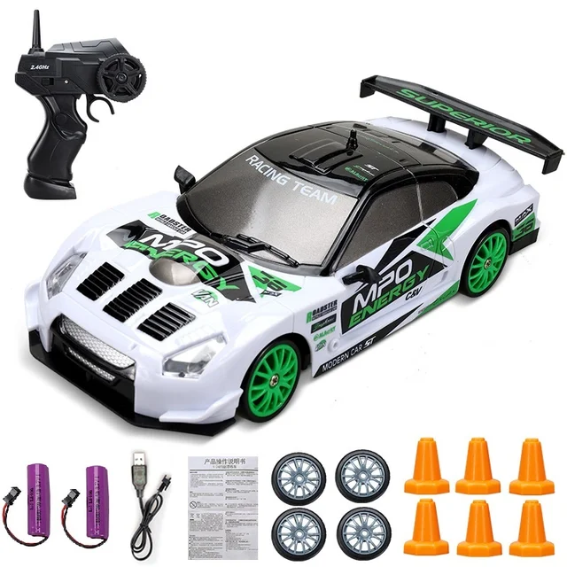 Coche teledirigido de alta velocidad para niños, AE86 juguete de 2,4G con Control remoto, modelo GTR, coches de carreras, regalos de navidad