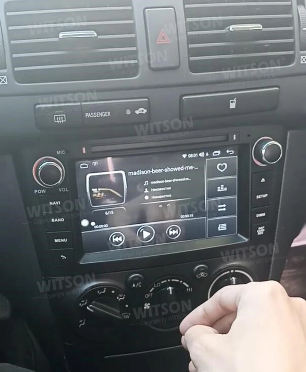 Фото WITSON Android 13 автомобильный радиоприемник для TOYOTA AVENSIS 2002 2003 2004 2005 2006 2007 T250 II беспроводной carplay стерео автоголовное устройство №4