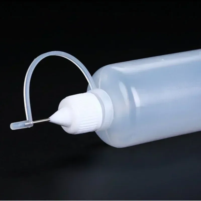 5-100ml Needle Tip Glue Bottle Squeeze Plastic Bottle Dispensing Needle Childproof Cap Liquid Flux Dispenser