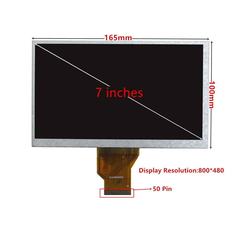 7 인치 AT070TN90 94 모니터 키트 HDMI + VGA + 2AV 제어 드라이버 보드 Lattepanda Raspberry Pi 바나나 파이 PC 용 TN LCD 스크린 디스플레이