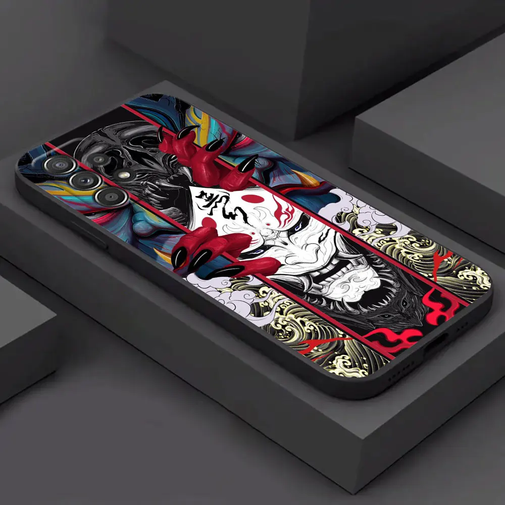 Samurai Demon Anime Soft Cover Case - Japan-Inspired Design