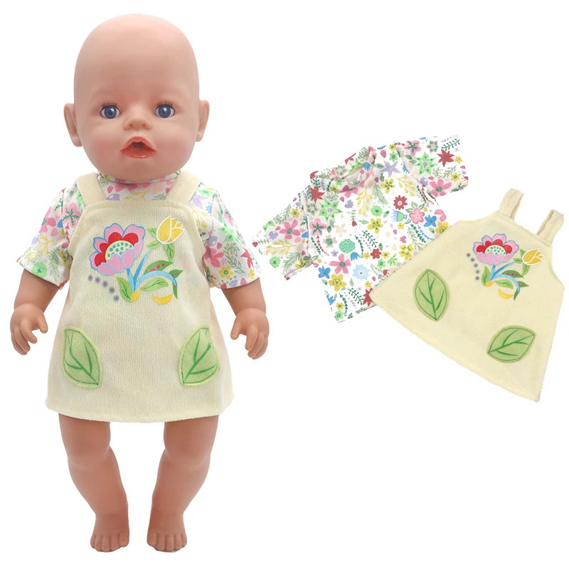 17 Inch Baby Doll Boy Clothes Sport Shirt Pants for 18 Inch American Generation Girl Doll Clothes Lace Dress