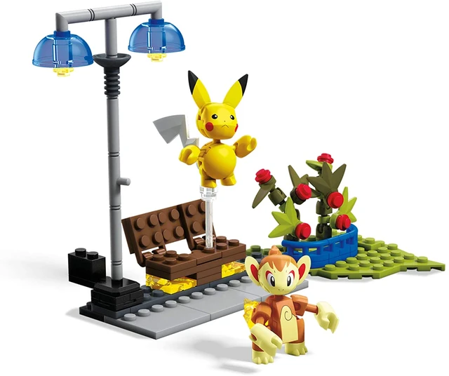 MEGA Pokemon Building Toy Kit Bulbasaur Set with 3 Action Figures