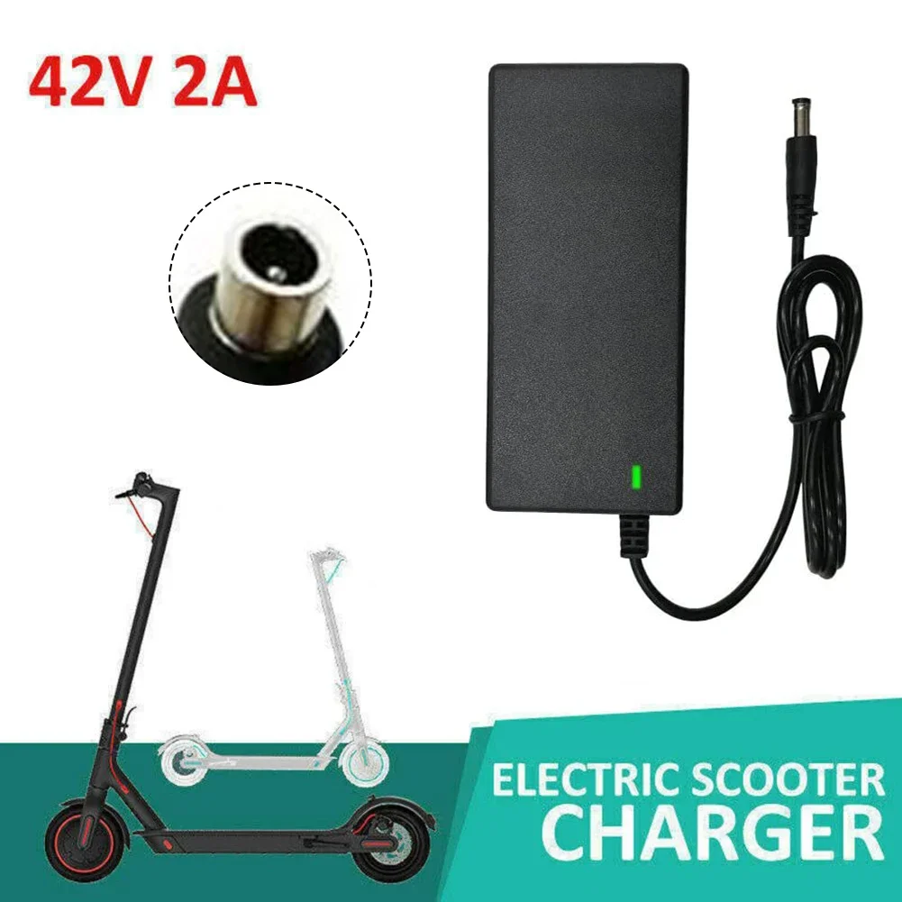 

42V 2A Lithium Battery Charger Smart Fast Charging With 5 Adapters Universal US/EU/UK Plug Electric Scooter Charger Bike Part