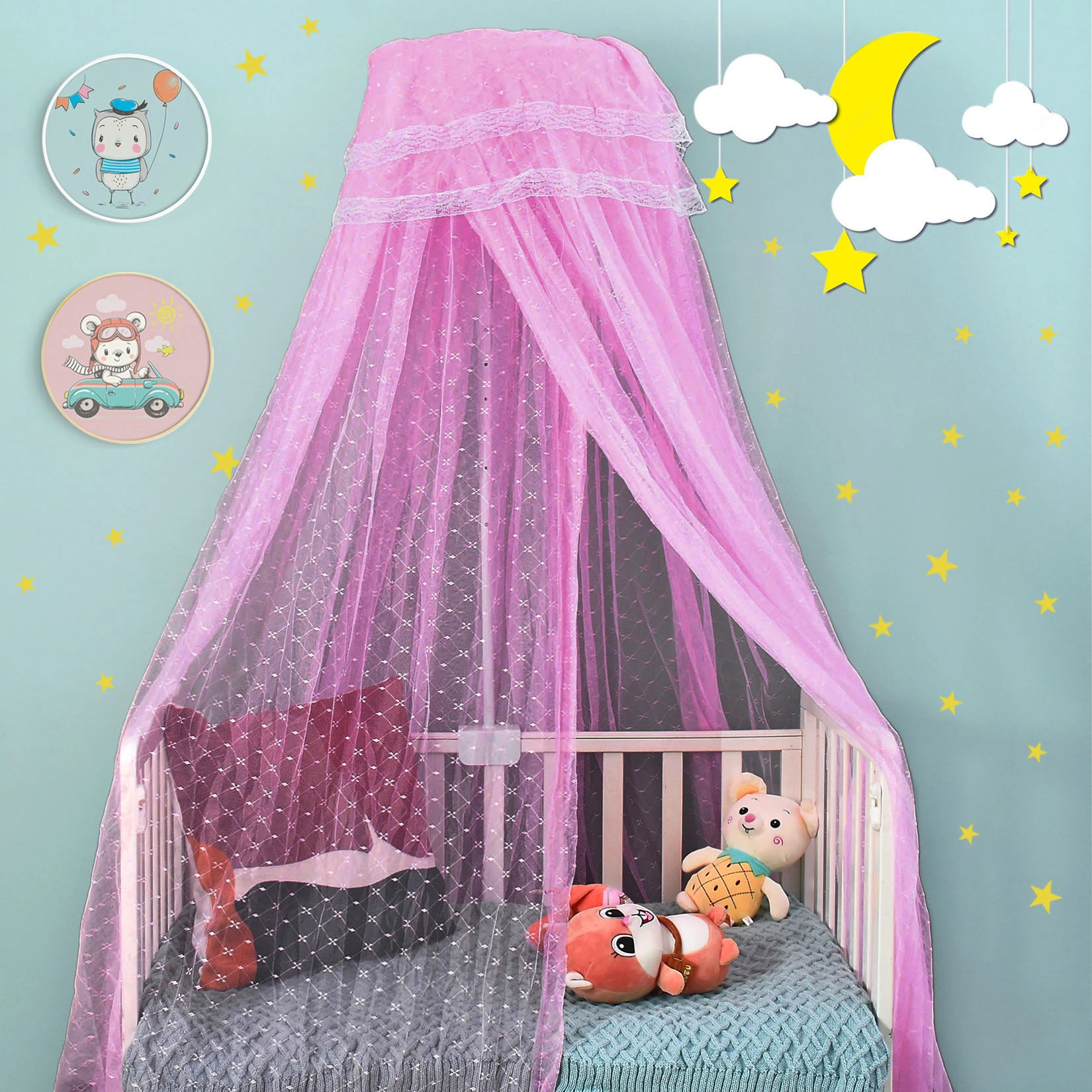 cunas para el mosquitera cuna bebe dosel cama infantil cuna para bebe Mosquitera para bebé verano toldo de malla cuna toldo de malla, bebé cuna neto dosel mosquiteros|Red de