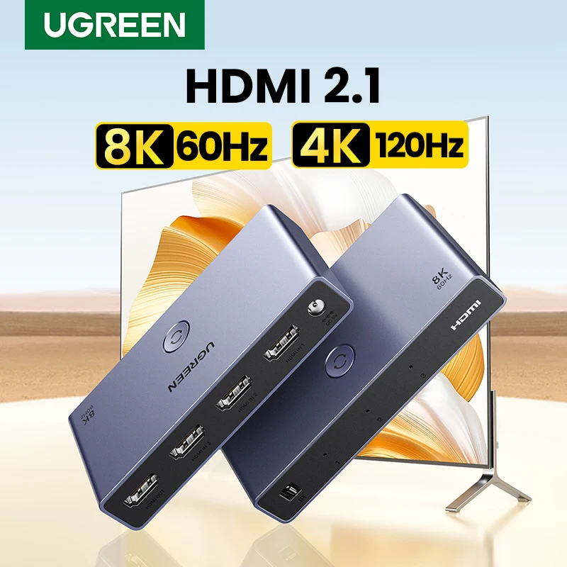 3 Way HDMI 2.0 Switcher + 2 RCA Converter 2 in 1 3 Way HDMI 2.0 Switcher + 2 RCA Converter 2 in 1