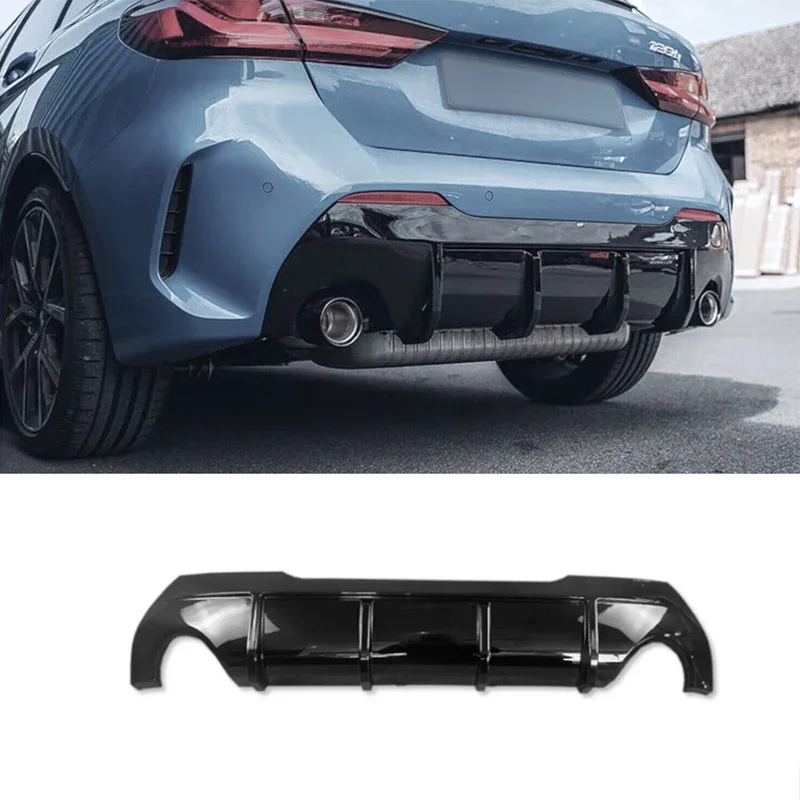 Magickit Rear Front Lip for F40 2019+ Sport 1 Series Rear Splitter Lip Rear Bumper Diffuser Lip Bumper Protection Body Kit