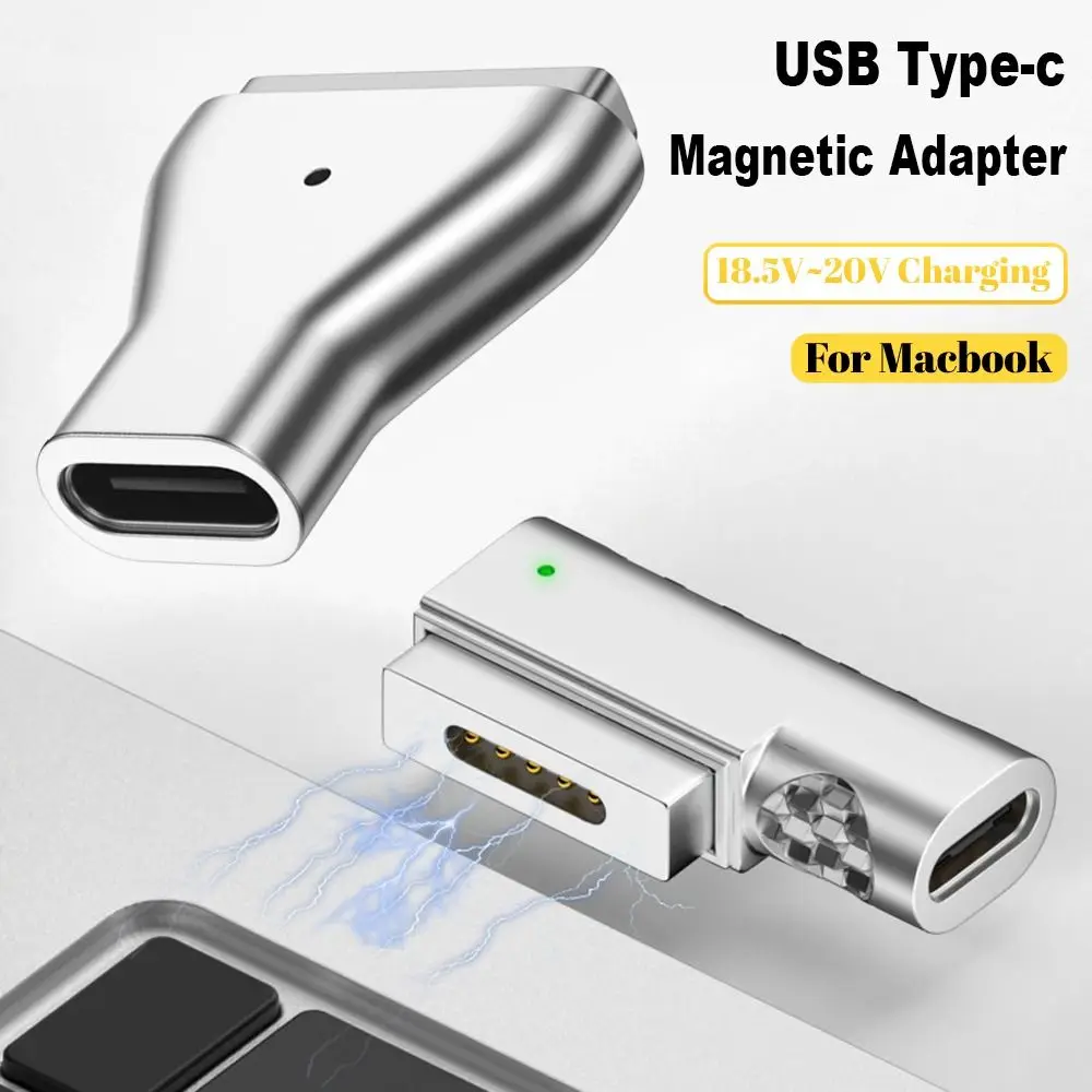 Переходник с USB Type-C на Magsafe 2, магнитный разъем для быстрой зарядки ноутбука, для MacBook Air/Pro